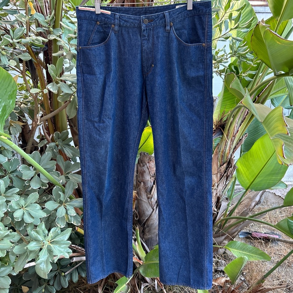 Vintage 1990s Ambiguous Clothing Jeans 34x32 Blue Denim USA Streetwear